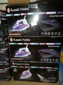 *3 Russell Hobbs Steam Irons