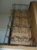 Chrome 15 Bottle Wire Wine Rack