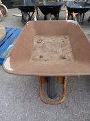 Large Garden Barrow with Yellow Frame