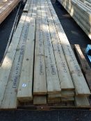 *19 Lengths of 120x45 Tanalised Timber