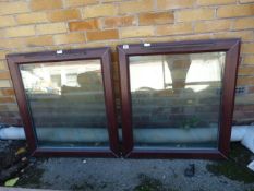 2 x UPVC Windows