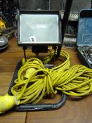 110v Extension Lead & Working Lamp