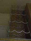 Chrome 15 Bottle Wire Wine Rack