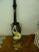 Vase - Umbrella & Bird Figurine