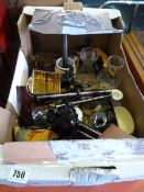 Box Containing Elephant Ornaments - Glass & China Ware