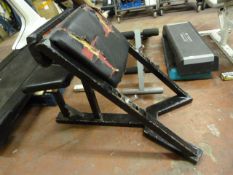 Weight Lifter's Training Bench