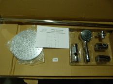 *3 Swirl Contemporary Square Shower Systems