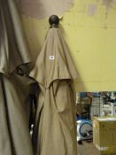 *11ft Garden Parasol with Pleated Top