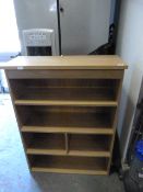 Light Oak Open Fronted Shelf Unit