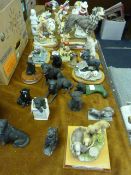 Large Collection of Dog Ornaments