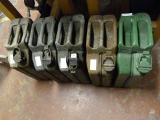 5 x 20L Jerry Cans