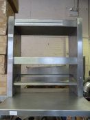 Stainless Steel 3 Tier Shelf with Note Nipper
