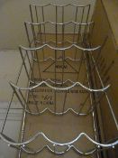 Chrome 15 Bottle Wine Rack