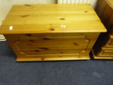 Pine Ottoman & Contents