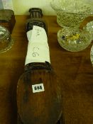 Large Carved Wooden Spoon & Fork