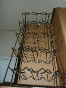 Chrome 15 Bottle Wire Wine Rack