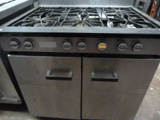 Strathavon LPG 6 Burner Commercial Cooker Over Oven