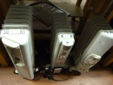 4 Oil Filled Radiators