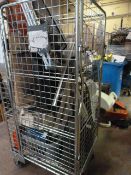 Contents of Trolley including Coal Scuttle - Pedal Bin- Cricket Bat etc etc