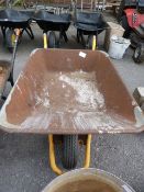 Large Garden Barrow with Yellow Frame