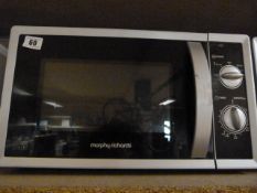 *Morphy Richards 800w Microwave Oven