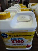 4 x 1 Litre Containers of Sentinel X100 Inhibitor
