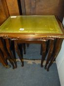 Mahogany Nest of 3 Tables