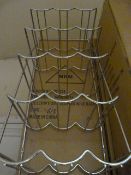 Chrome 15 Bottle Wine Rack