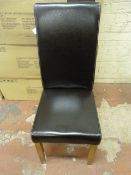 *3 Boxes containing 2 High Backed Dining Chairs