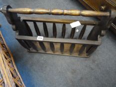 Dark Oak Magazine Rack