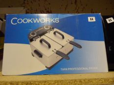 *Cookworks Twin Professional Fryer