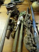 3 Pipe Cutters - Pipe Threaders etc