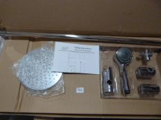 *3 Swirl Contemporary Square Shower Systems