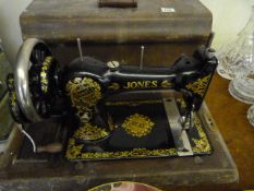 Jones Sewing Machine in Case