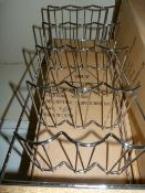 Chrome 15 Bottle Wire Wine Rack