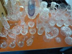 Collection of Glass Tumblers - Decanters etc