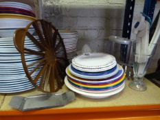Melamine & Other Plates - Toast Racks - Dishes etc
