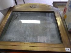 Brass & Plate Glass Exterior Illuminated Menu Board