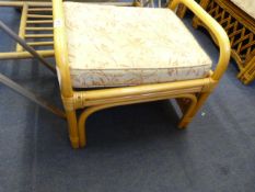 Cane Foot Stool