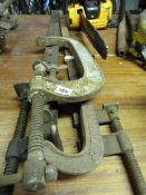 2 Sash Clamps & 2 G Clamps