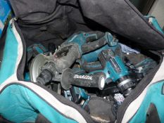 *MAKITA 6PC CORDLESS TOOL SET AND CARRY BAG