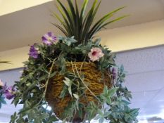 *ARTIFICIAL HANGING BASKET