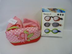 *SEVYLOR PUDDLE JUMPER    PINK WITH 3 PAIRS OF GOGGLES