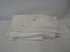 *12 WHITE FACE CLOTHS