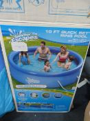 *QUICK SET 10FT POOL