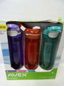 *AVEX WATER BOTTLE 3PK F16