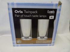 *CLEAR GLASS TOUCH LAMPS