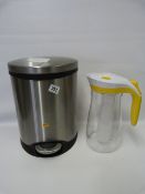 *2 PACK SOFT CLOSE    PEDAL BIN & WATER JUG