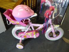 Girls Pink Apollo Cupcake Cycle with Helmet