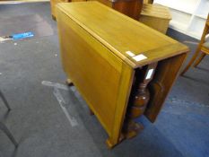 Oak Drop Leaf Dining Table